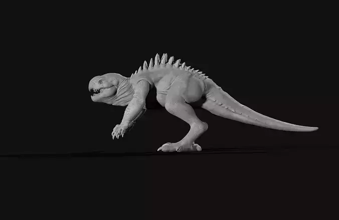 Creature with claws 3D model