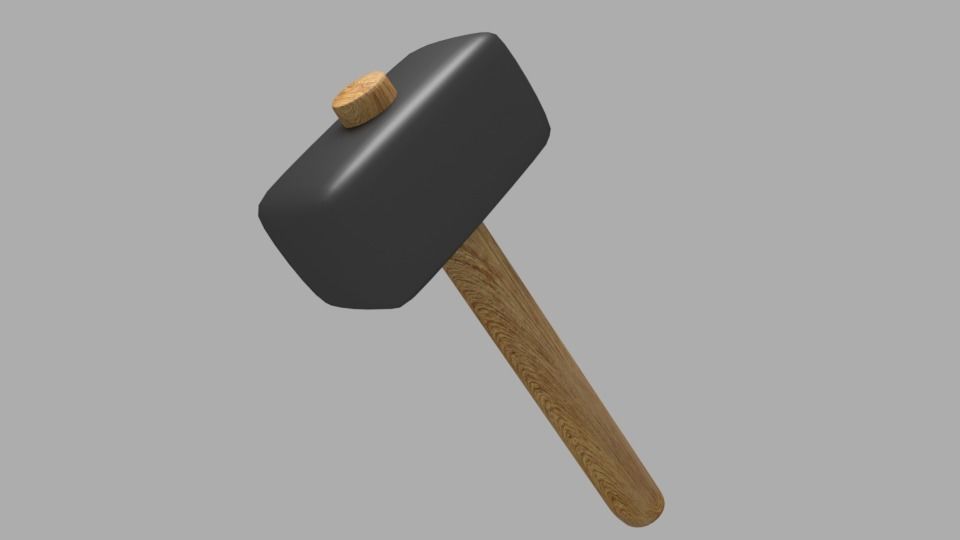 The hammer Free 3D model_1