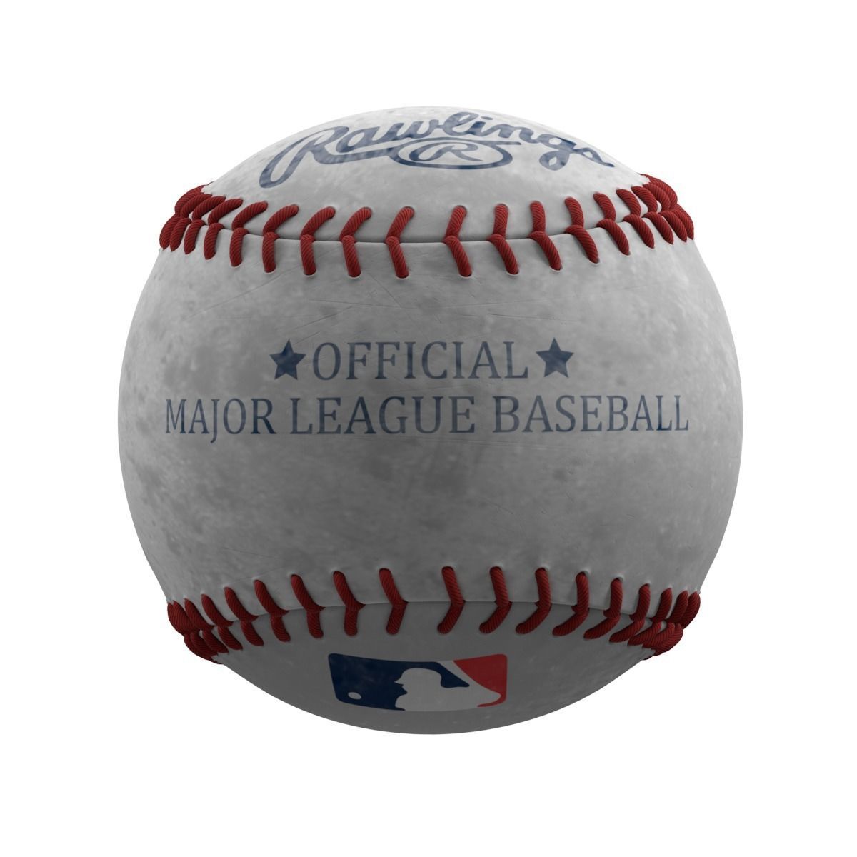 Baseball official mlb 3D model_1