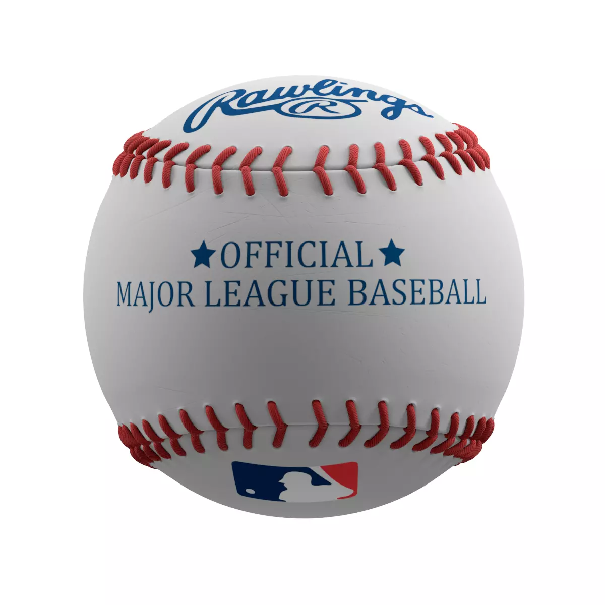 Baseball official mlb 3D model_0