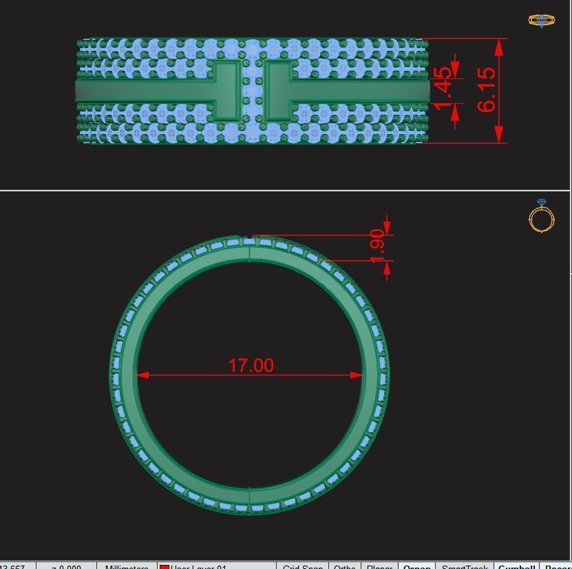 Ring 37 3D print model_7