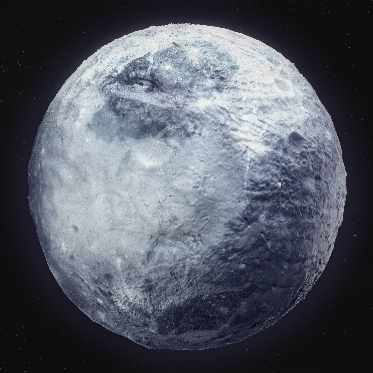 Pluto High Poly 3D model_3