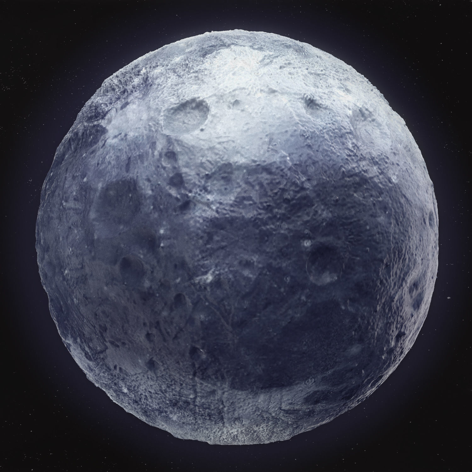 Pluto High Poly 3D model_0