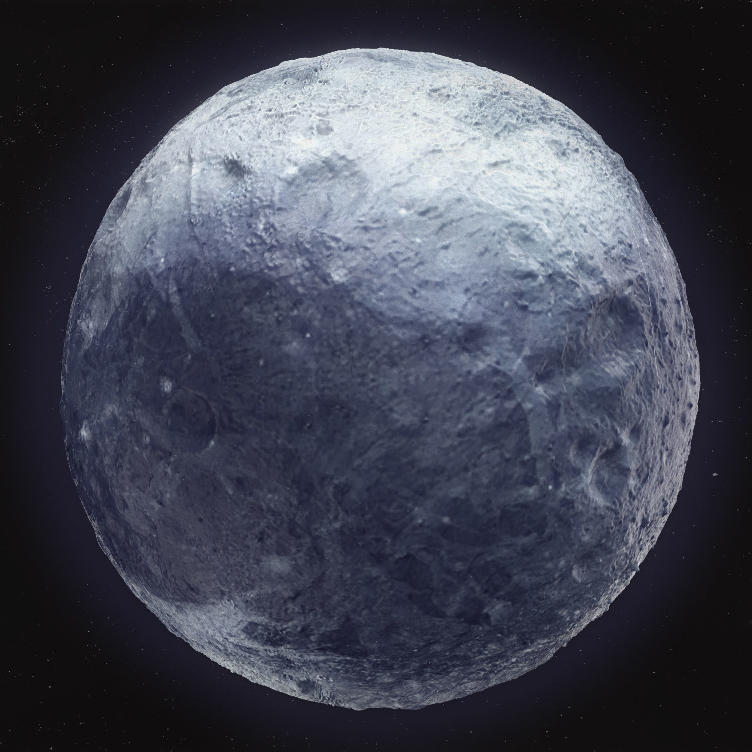 Pluto High Poly 3D model_1