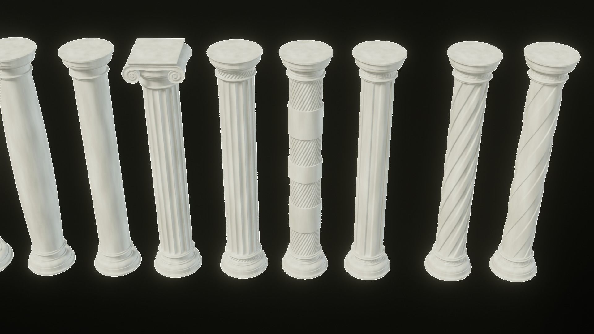 Colunas Gregas 3d Model Cgtrader Colunas Gregas 3d Model Cgtrader