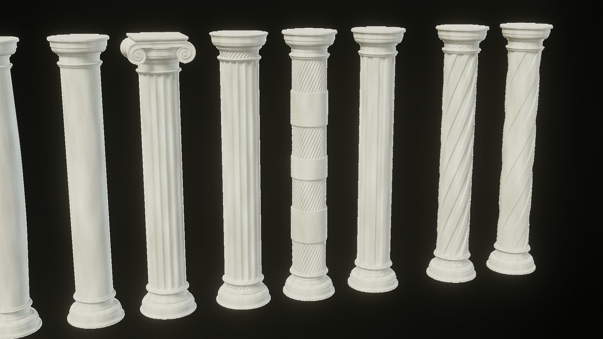 COLUNAS GREGAS 3D model_2