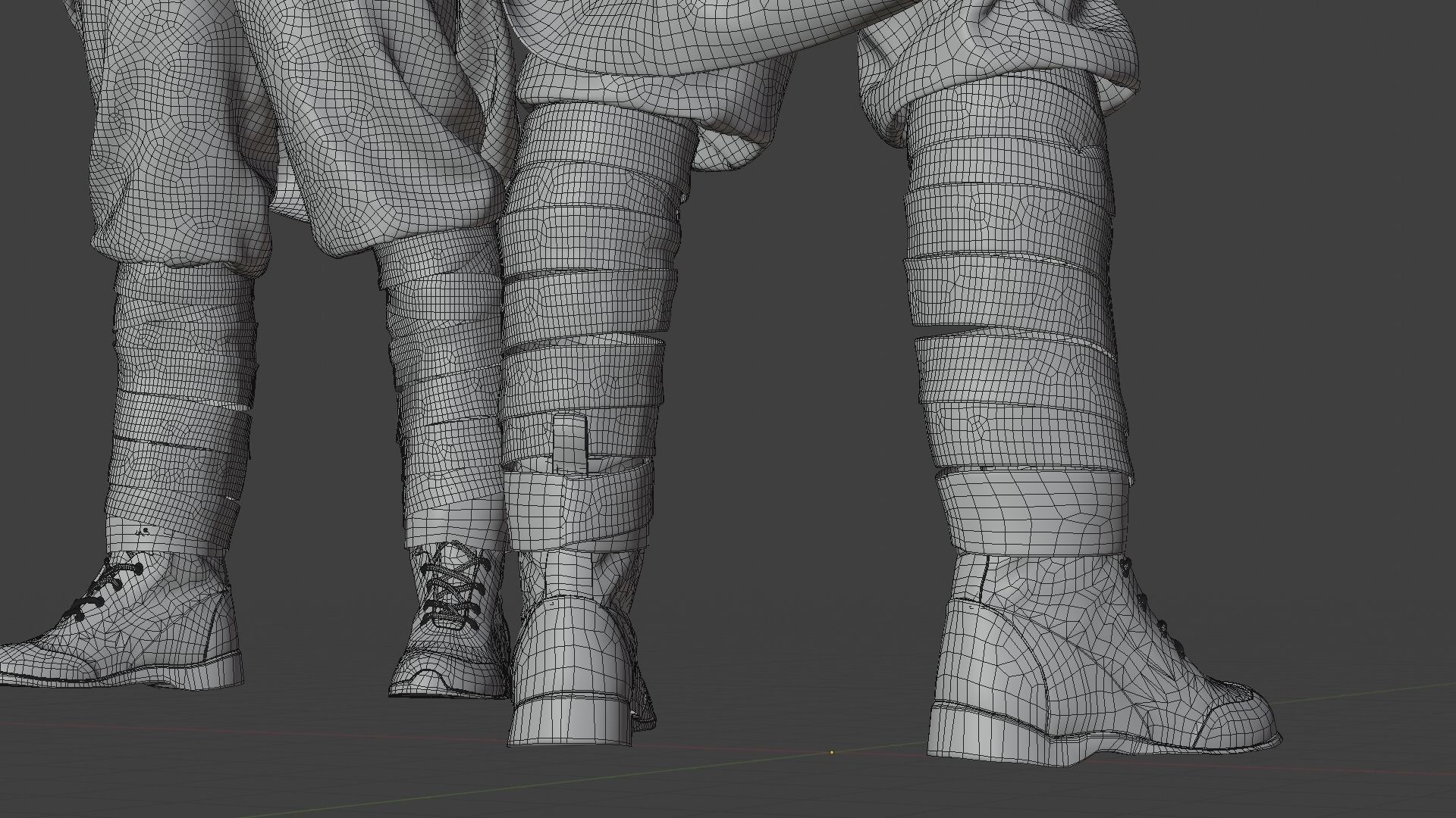 SOLDIER WWI France 3D model_37