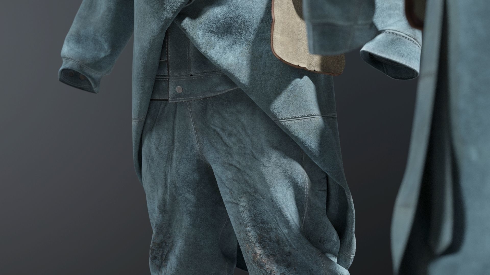 SOLDIER WWI France 3D model_10