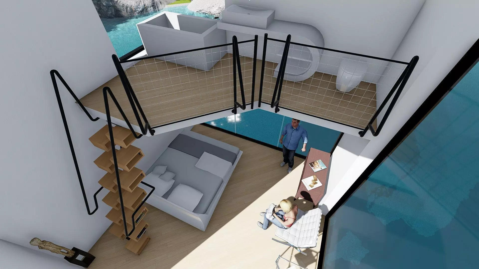 House on the Lake 3D model_0