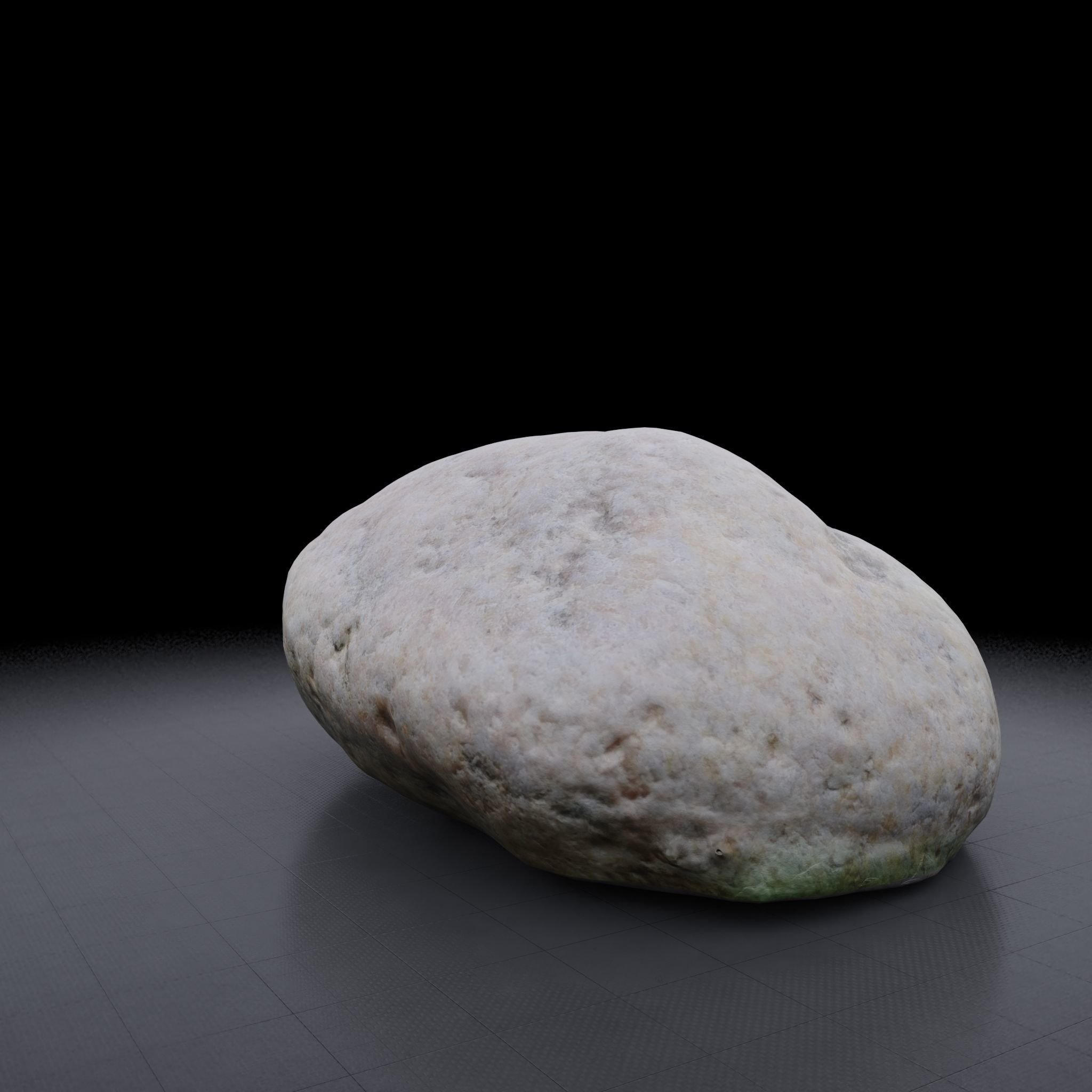Rock 3D model - Photoscanned PBR Textures Low-poly 3D model_3