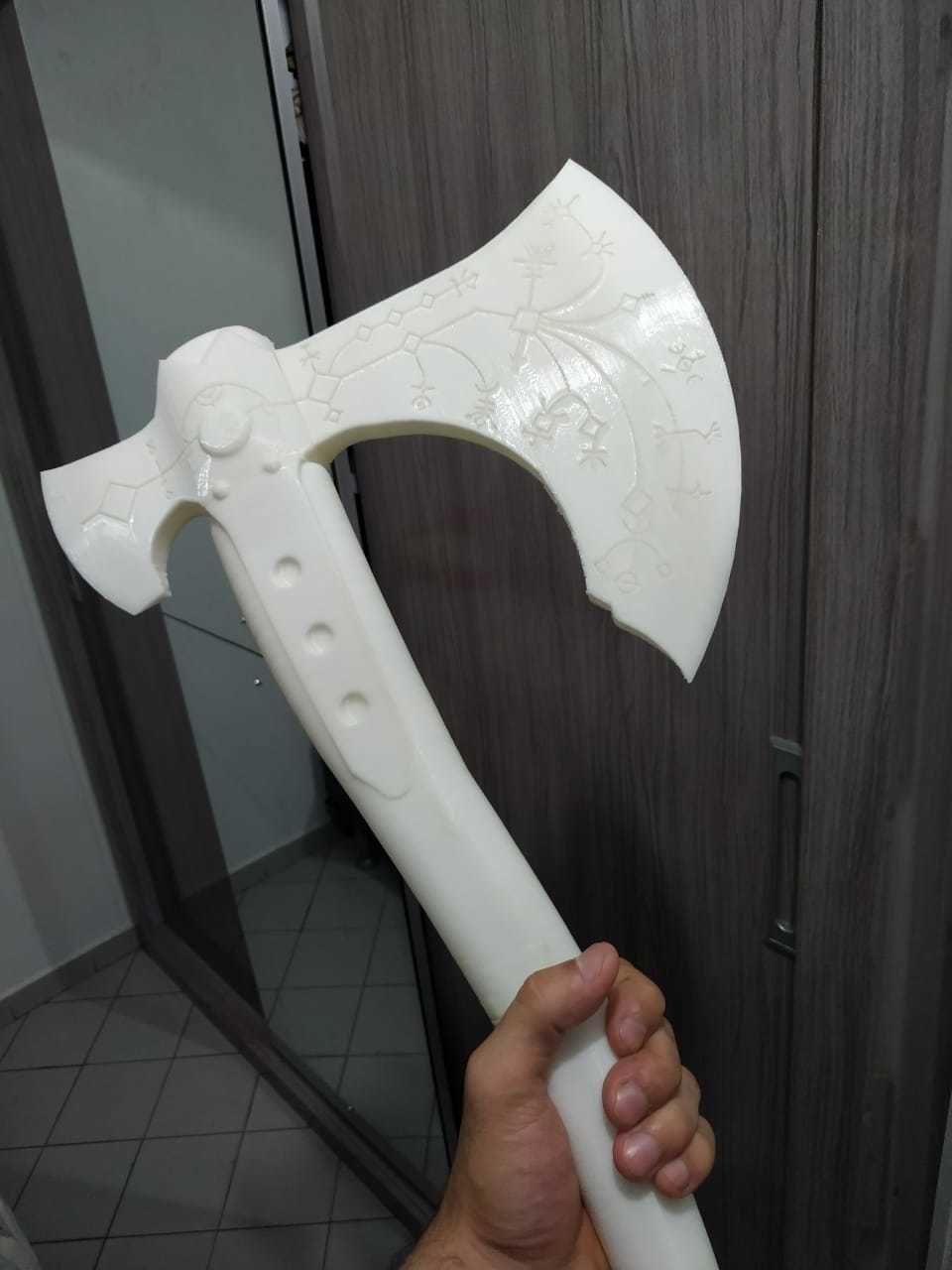 Leviathan Axe God of War 2018 3D print model_3