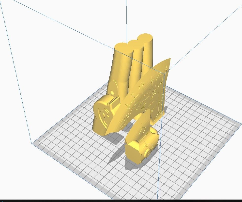 Leviathan Axe God of War 2018 3D print model_6