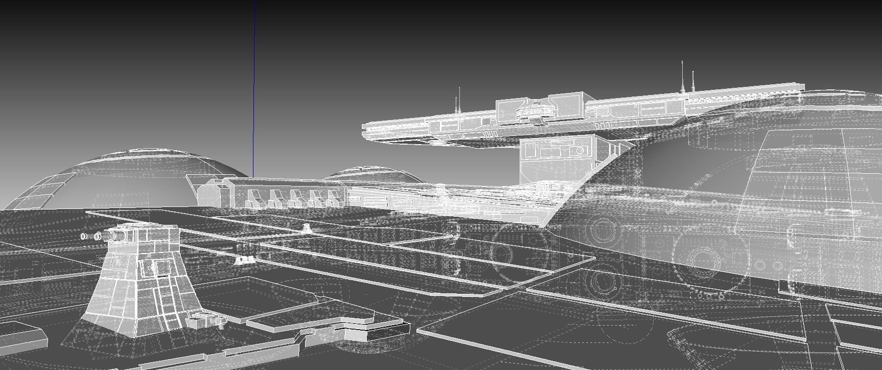 Interdictor - Immobilizer 418 Star Destroyer - Star Wars 3D model_12