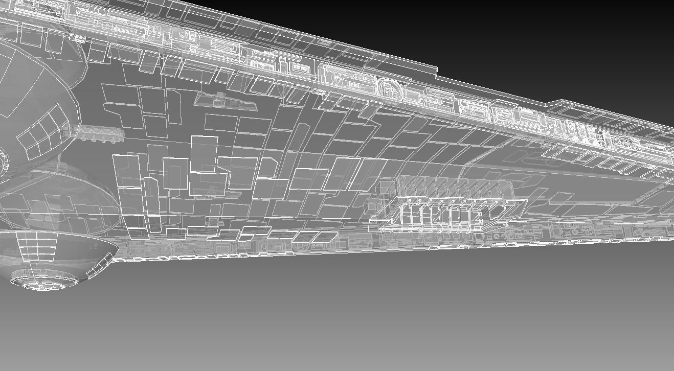Interdictor - Immobilizer 418 Star Destroyer - Star Wars 3D model_14