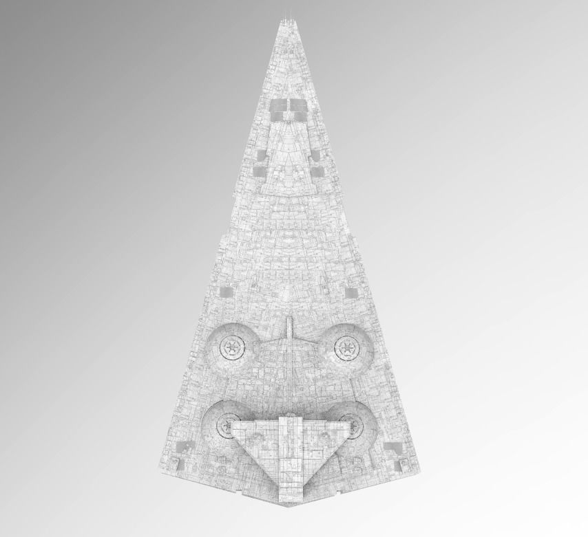 Interdictor - Immobilizer 418 Star Destroyer - Star Wars 3D model_18