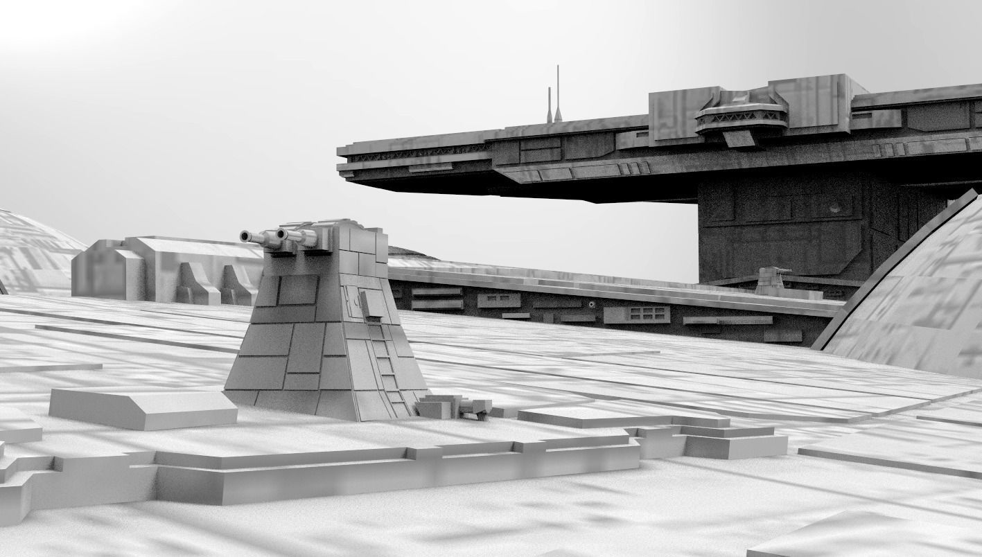 Interdictor - Immobilizer 418 Star Destroyer - Star Wars 3D model_13