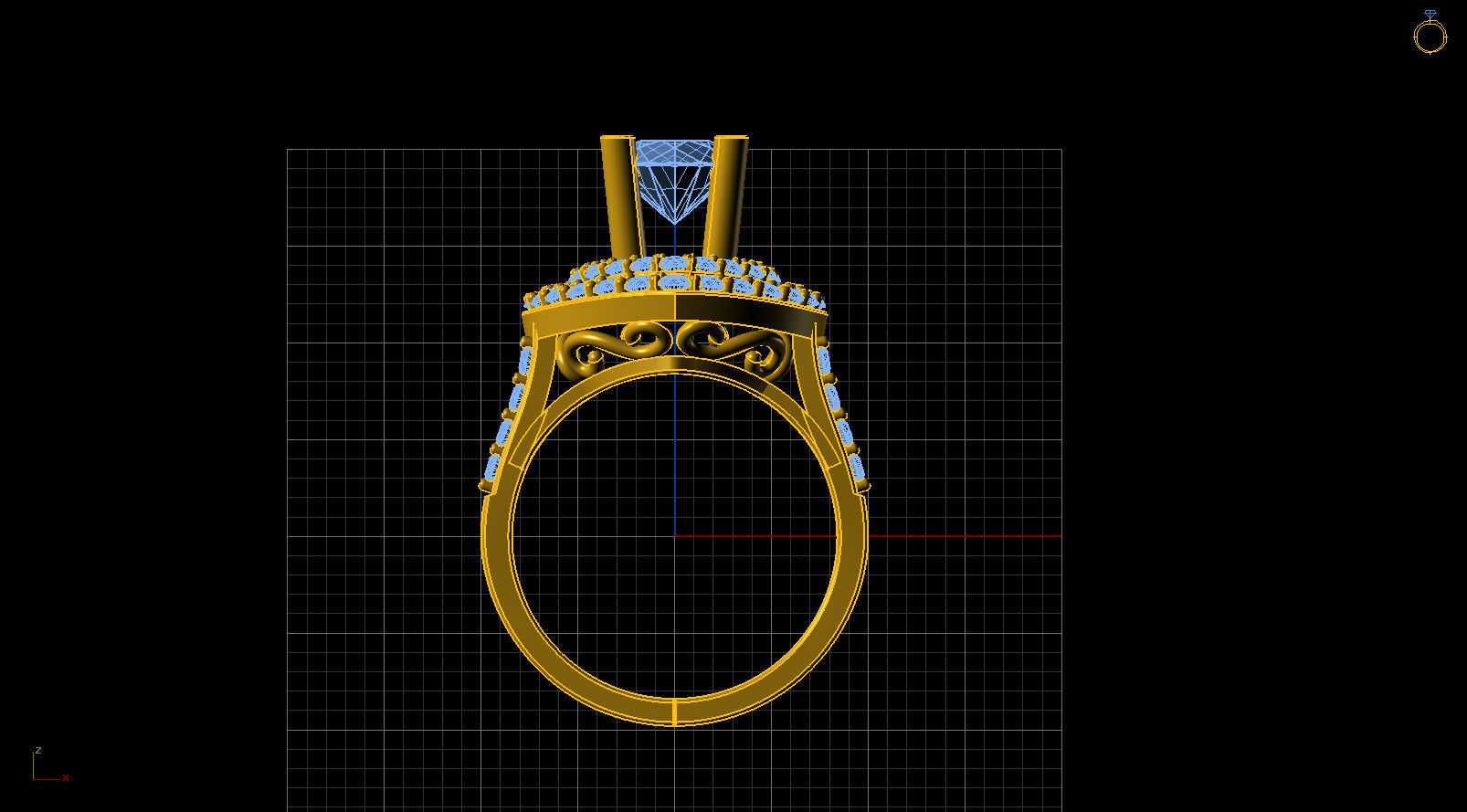 ring 09 3D print model_1