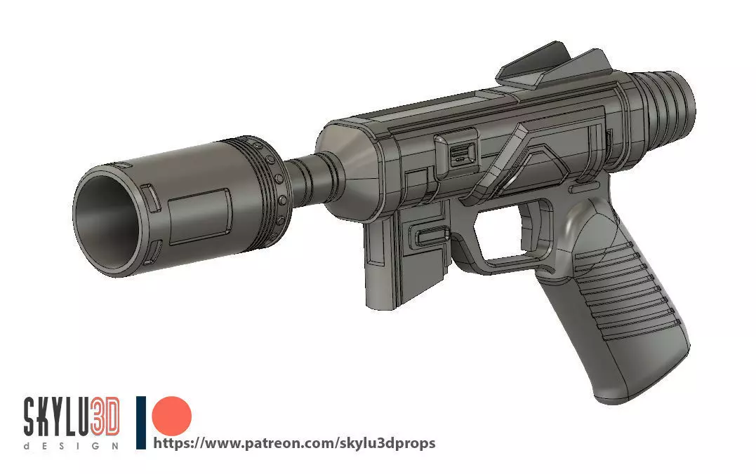 Star Wars SWKOR - ION Blaster  3D print model_0