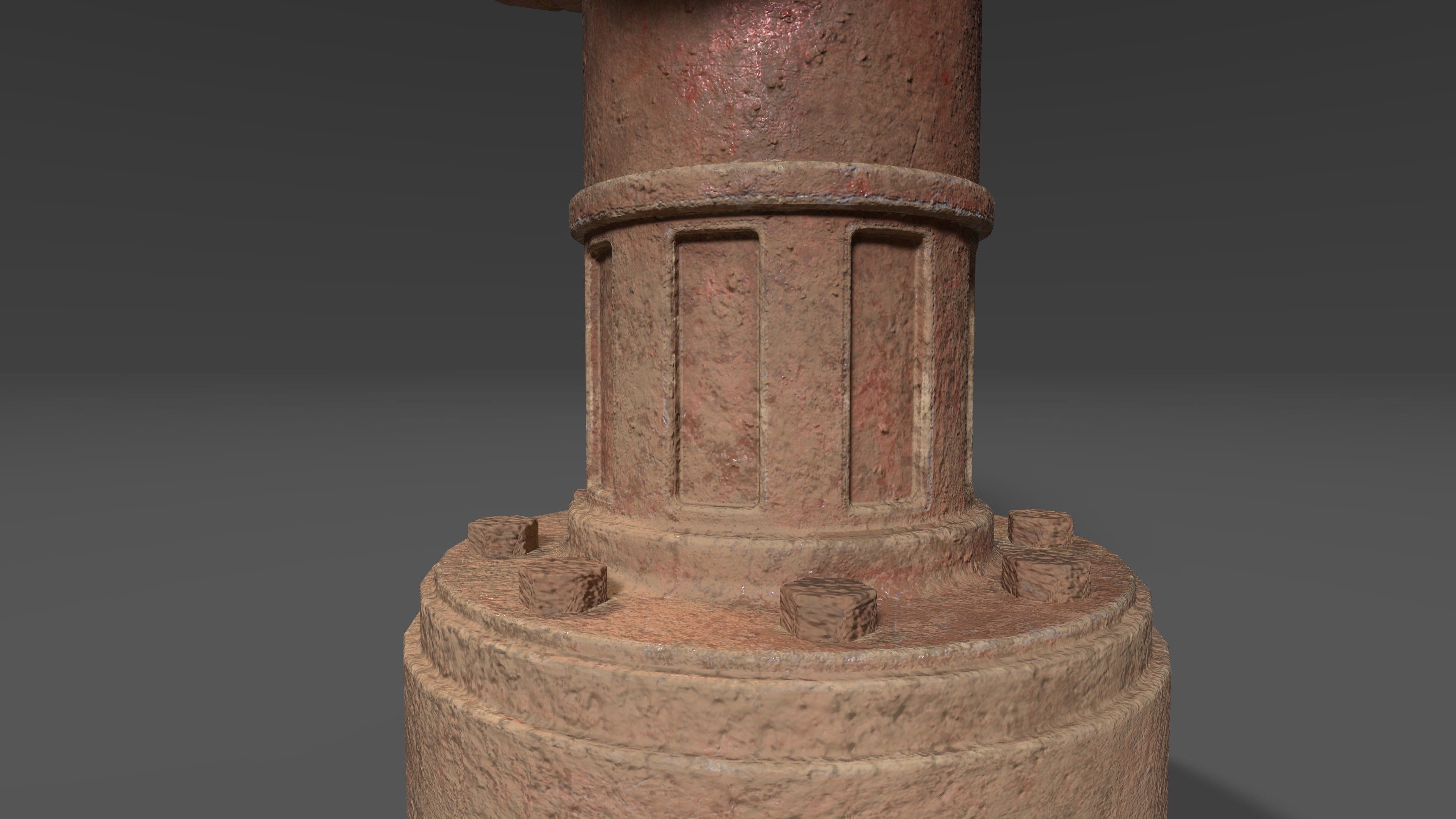 Street Hydrant 3D model_3