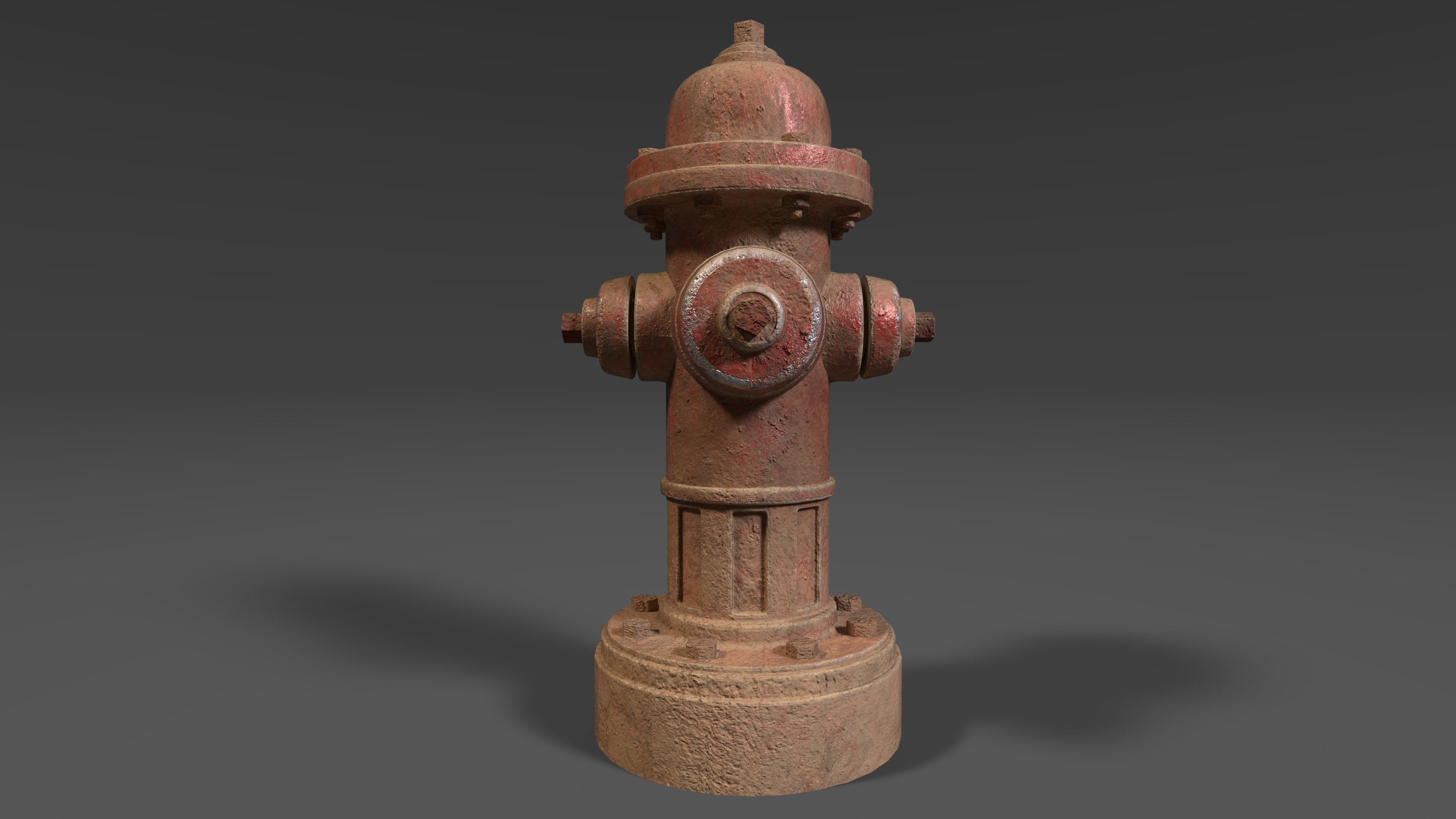 Street Hydrant 3D model_1