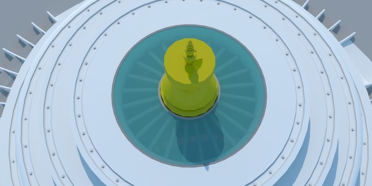 Lumbini Nepal Architecture 3D model_6