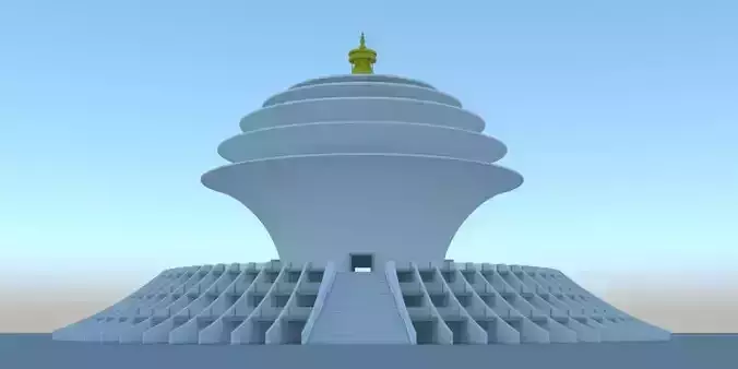Lumbini Nepal Architecture 3D model