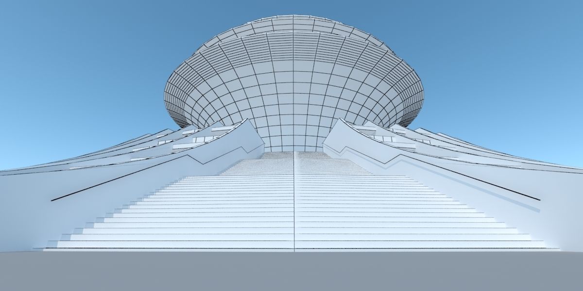 Lumbini Nepal Architecture 3D model_12