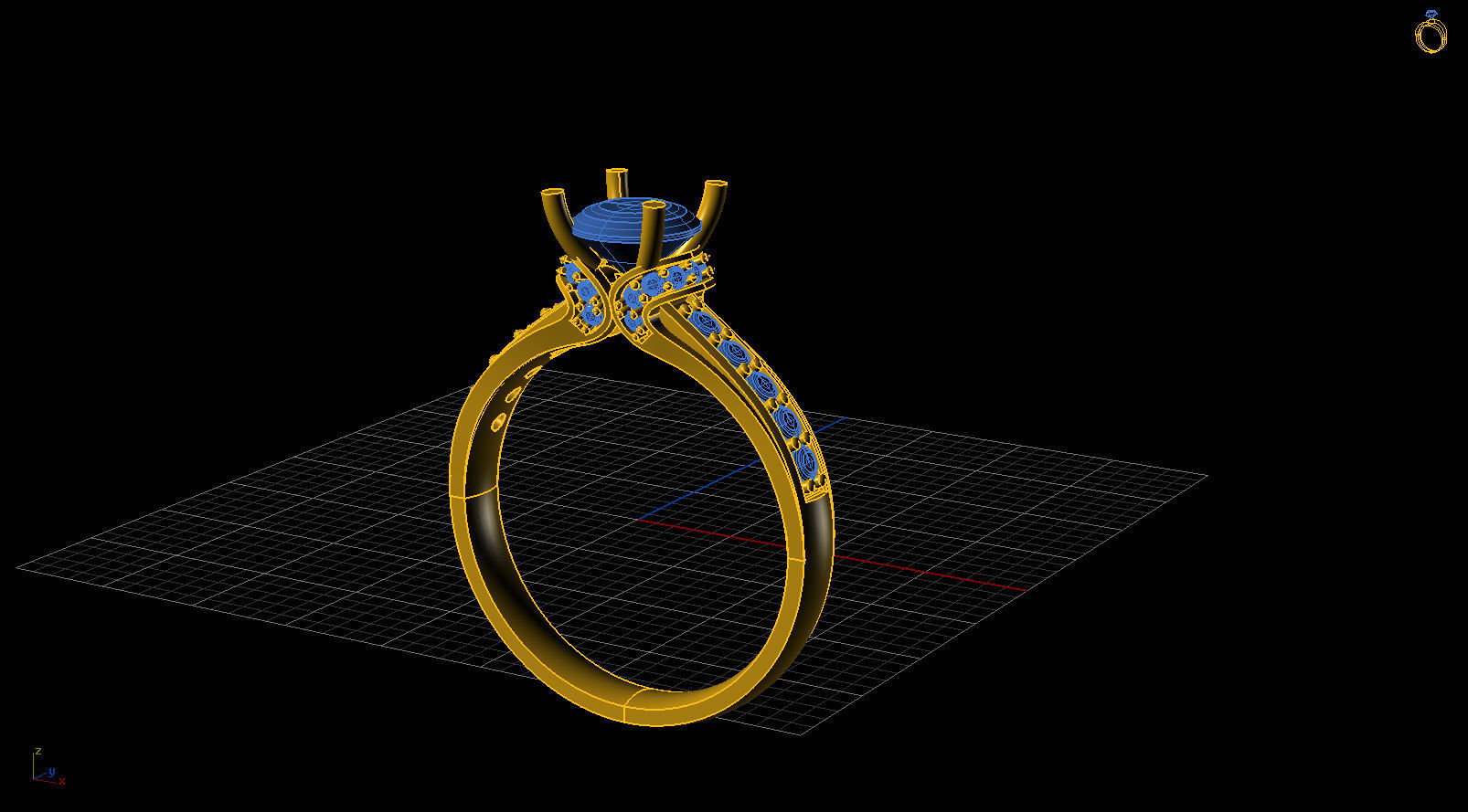 ring 24 3D print model_3