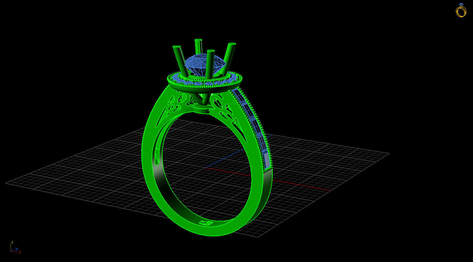 ring 28 3D print model_3