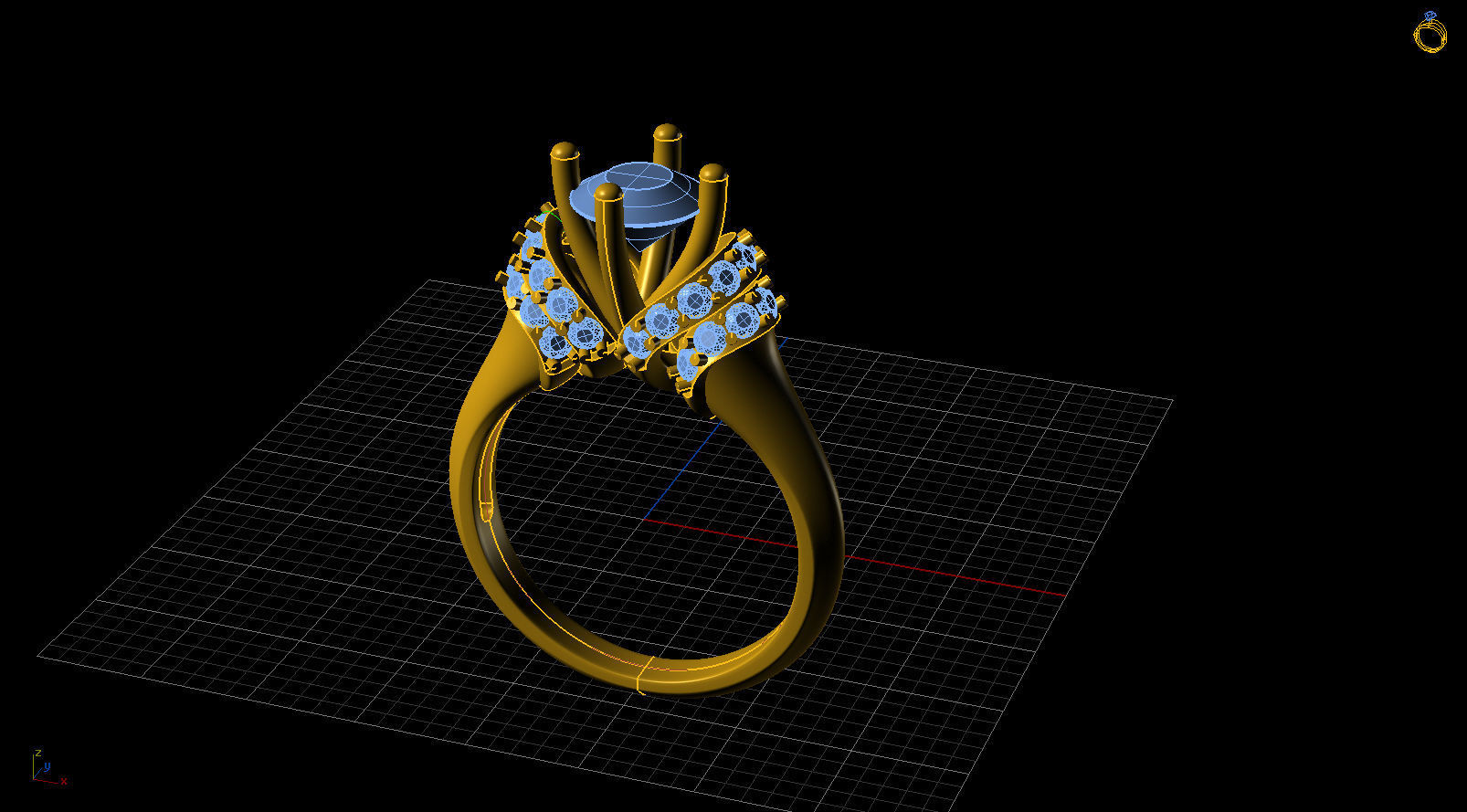 ring 30 3D print model_3