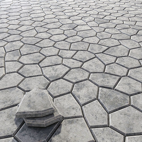 Title stone decoration 3D model