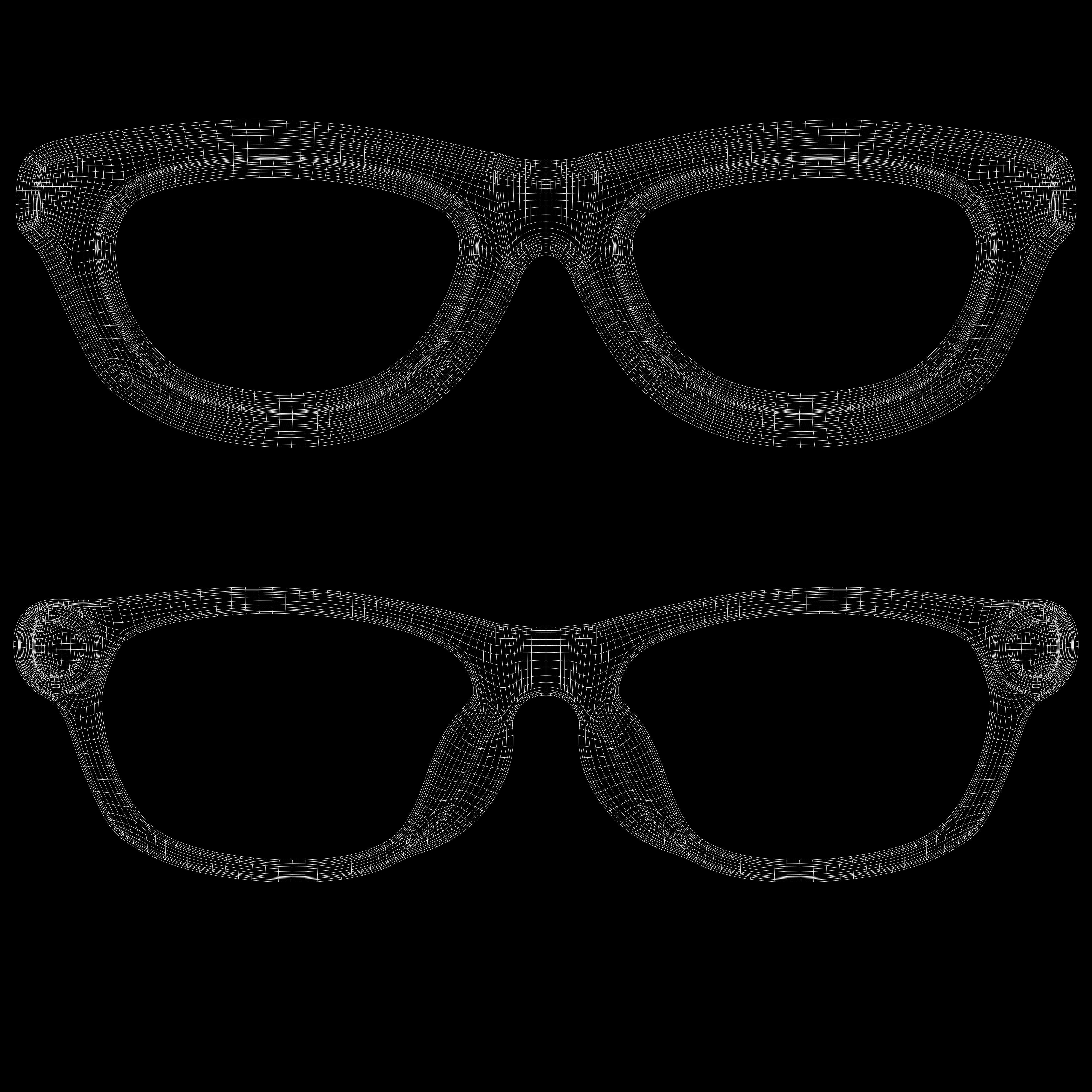 Eyeglasses for Men and Women 3D print model_15