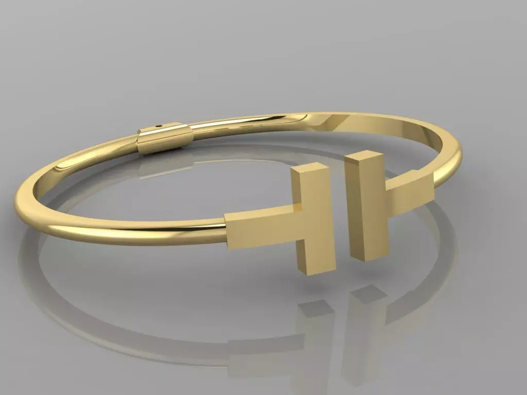 Bracelet Tiffany  T 3D print model 3D print model_0