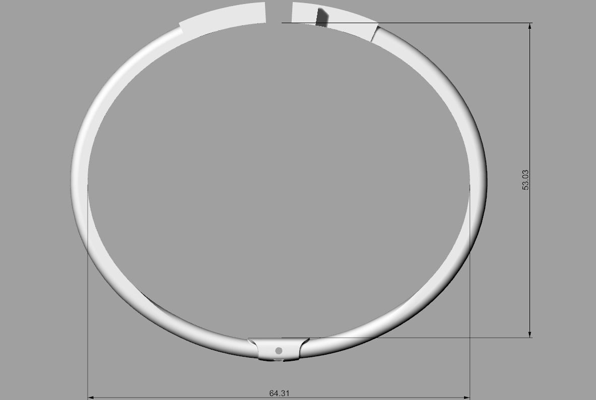 Bracelet Tiffany  T 3D print model 3D print model_5