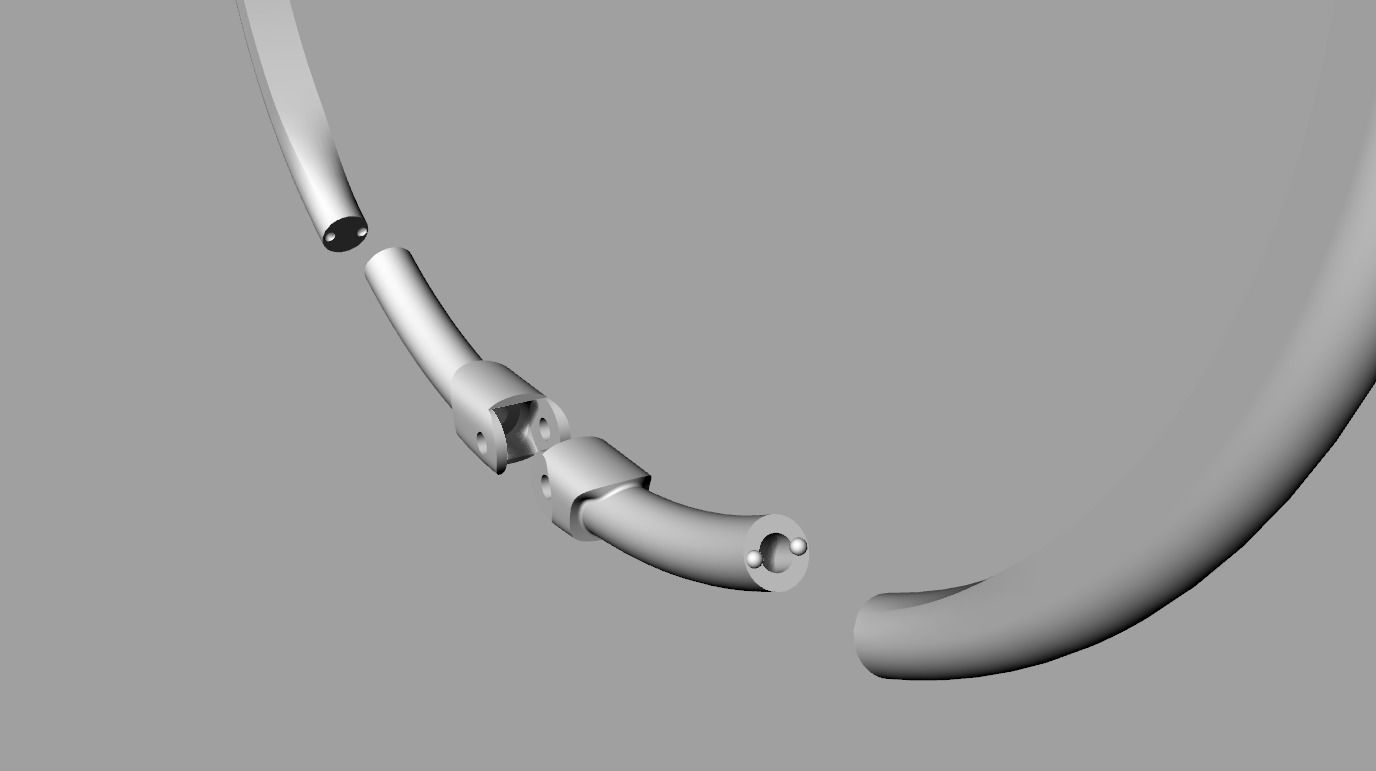 Bracelet Tiffany  T 3D print model 3D print model_8