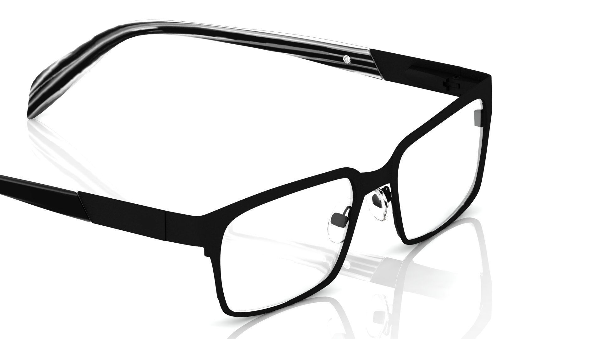 Eyeglasses for Men and Women 3D print model_3