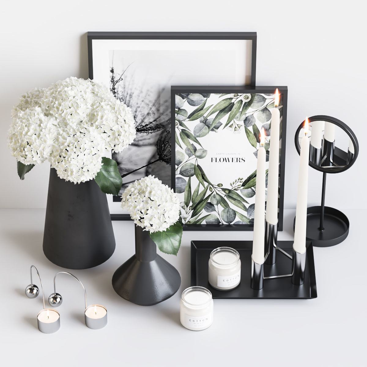 Decorative set 13 3D model_1