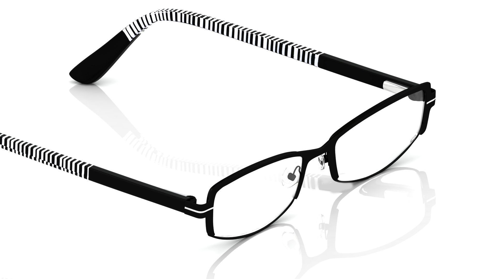 Eyeglasses for Men and Women 3D print model_3