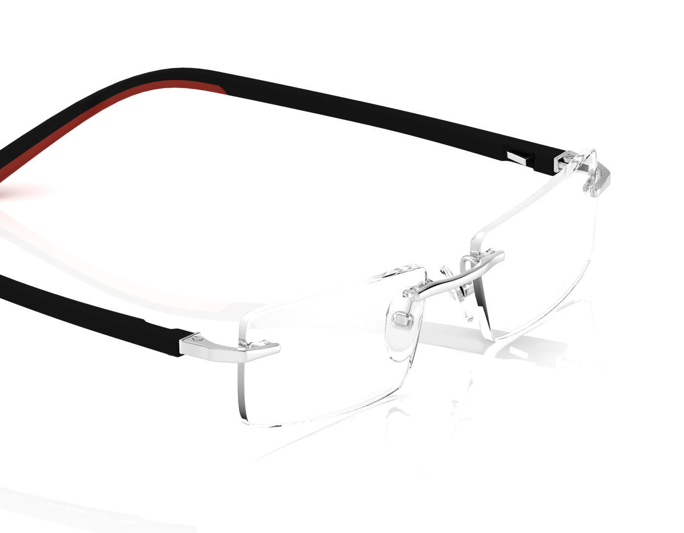 Eyeglasses for Men and Women 3D print model_3