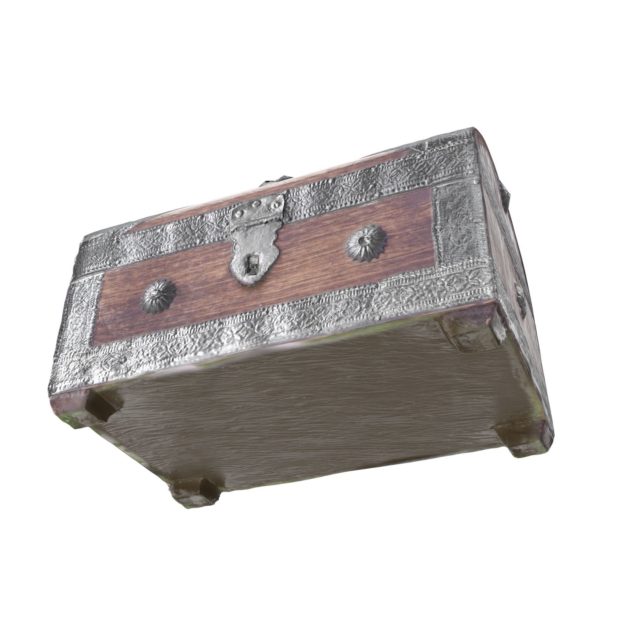 Chest 08 - Low and High Poly Versions Low-poly 3D model_11