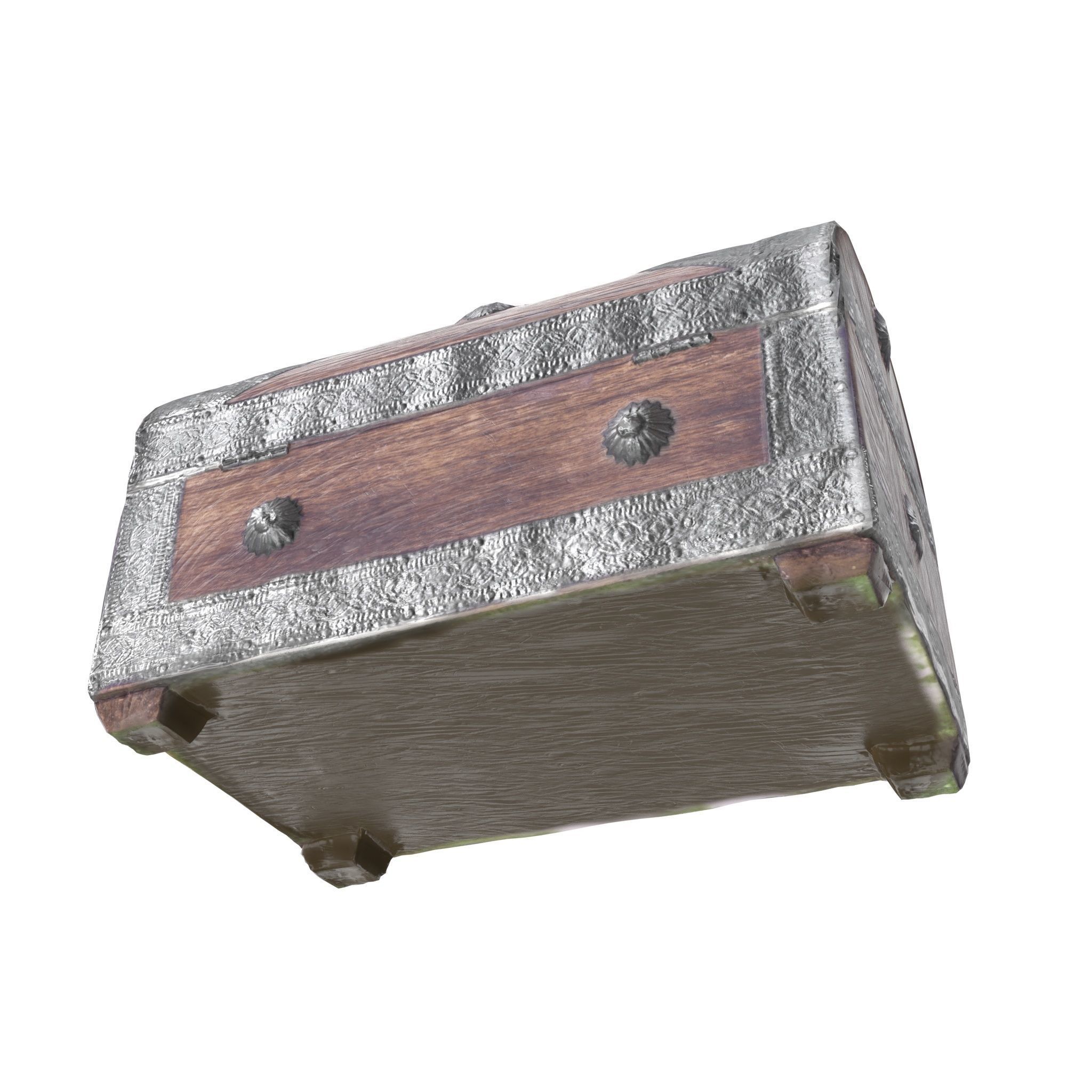 Chest 08 - Low and High Poly Versions Low-poly 3D model_12