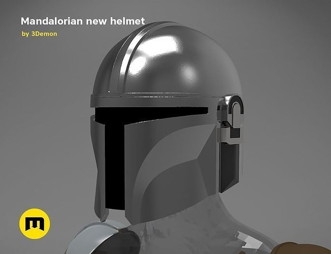 The Mandalorian Helmet - Star Wars 3D print model