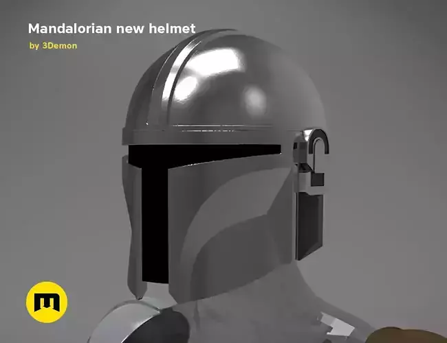 The Mandalorian Helmet - Star Wars 3D print model