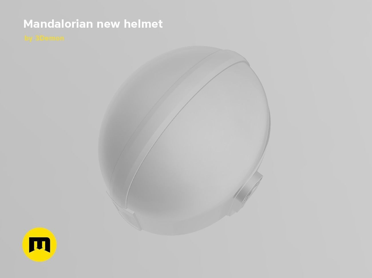 The Mandalorian Helmet - Star Wars 3D print model_7