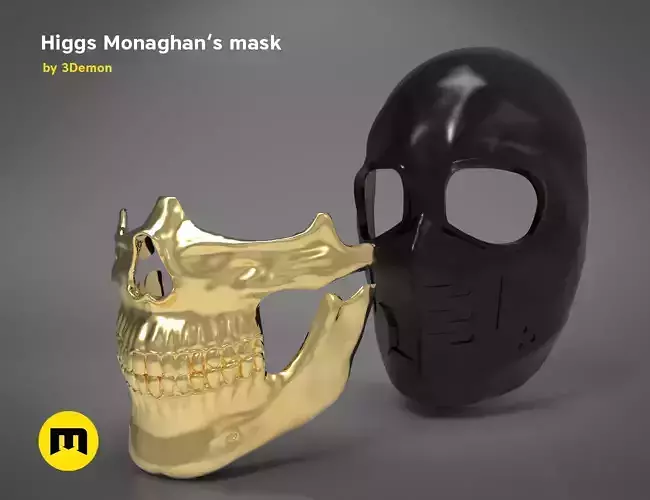 Higgs Monaghan Mask-  Death Stranding