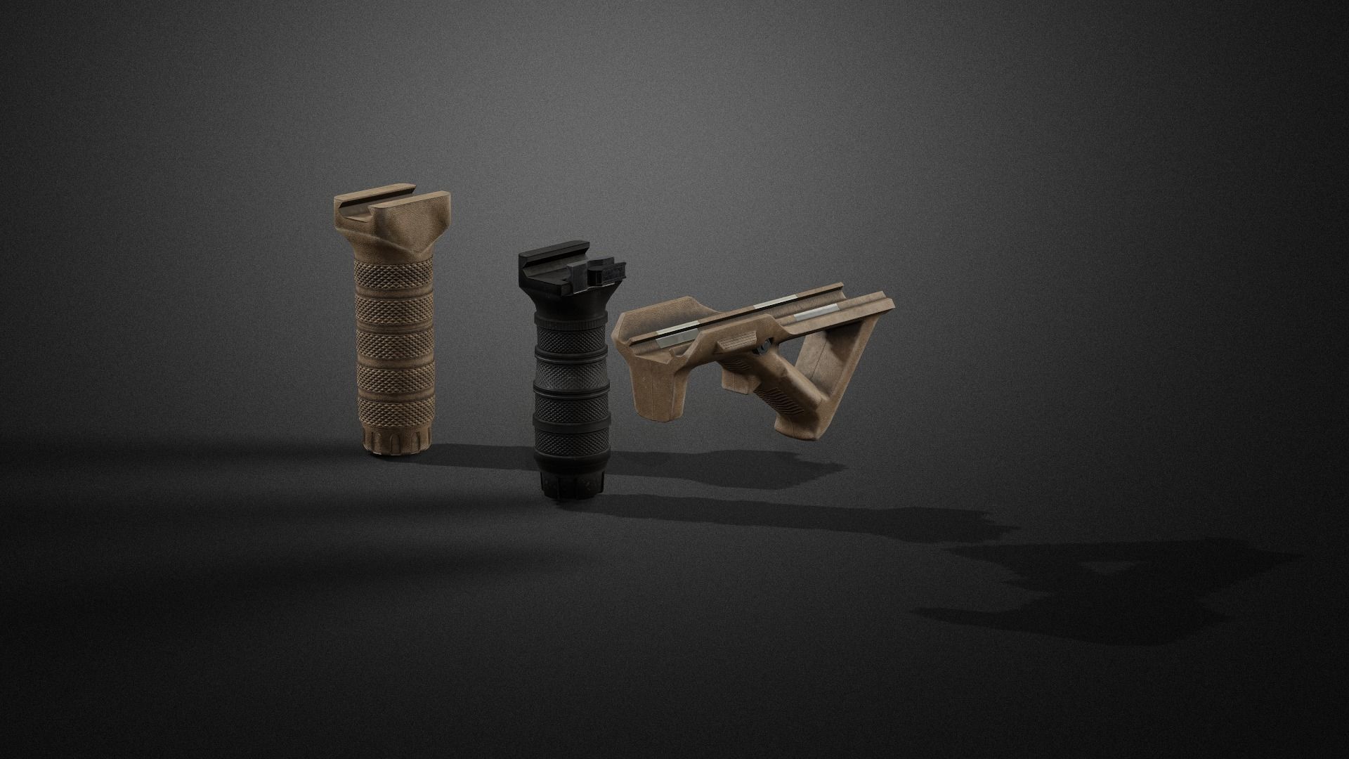 Weapon attachments pack  Low-poly 3D model_20