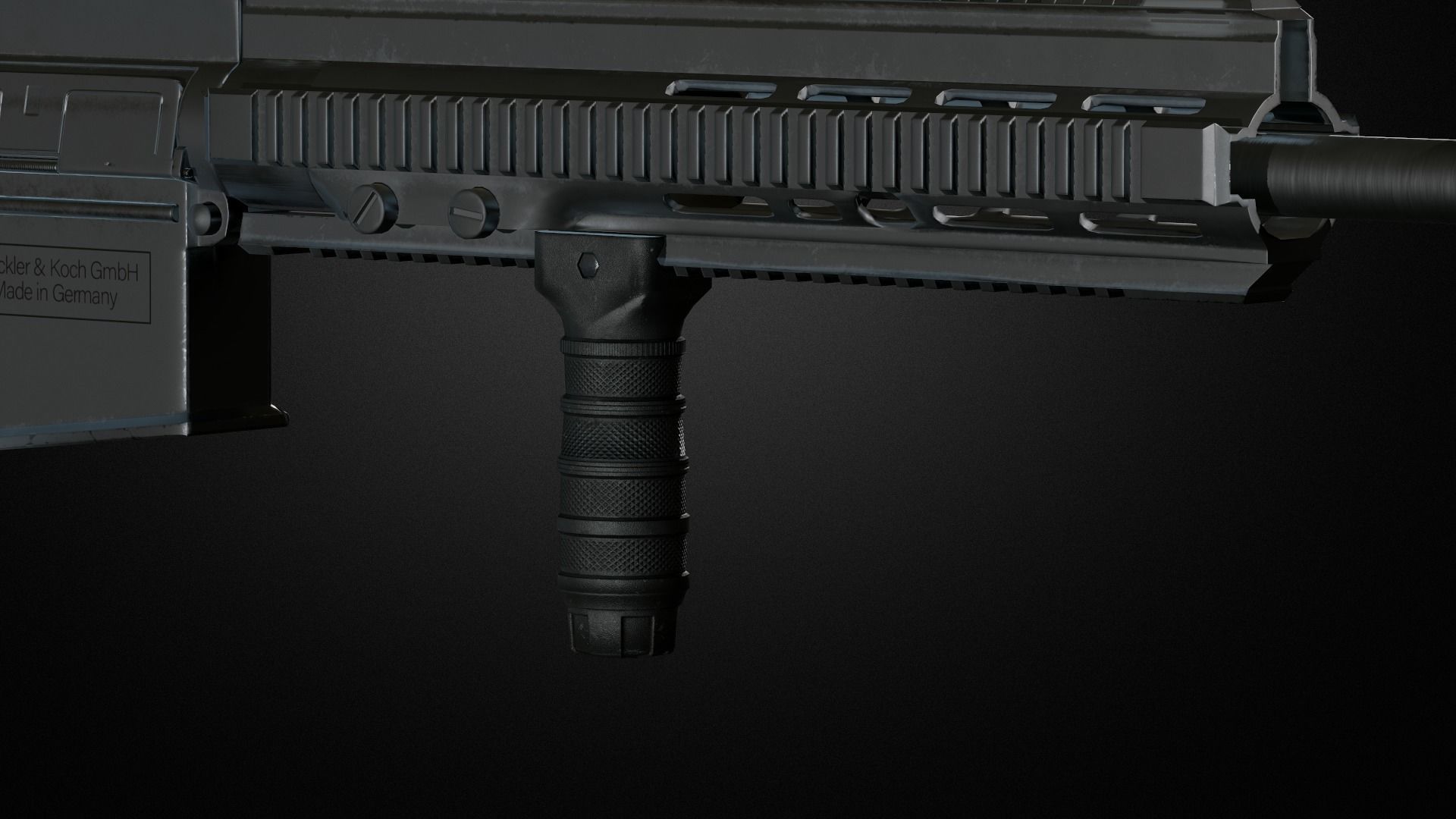 Weapon attachments pack  Low-poly 3D model_19