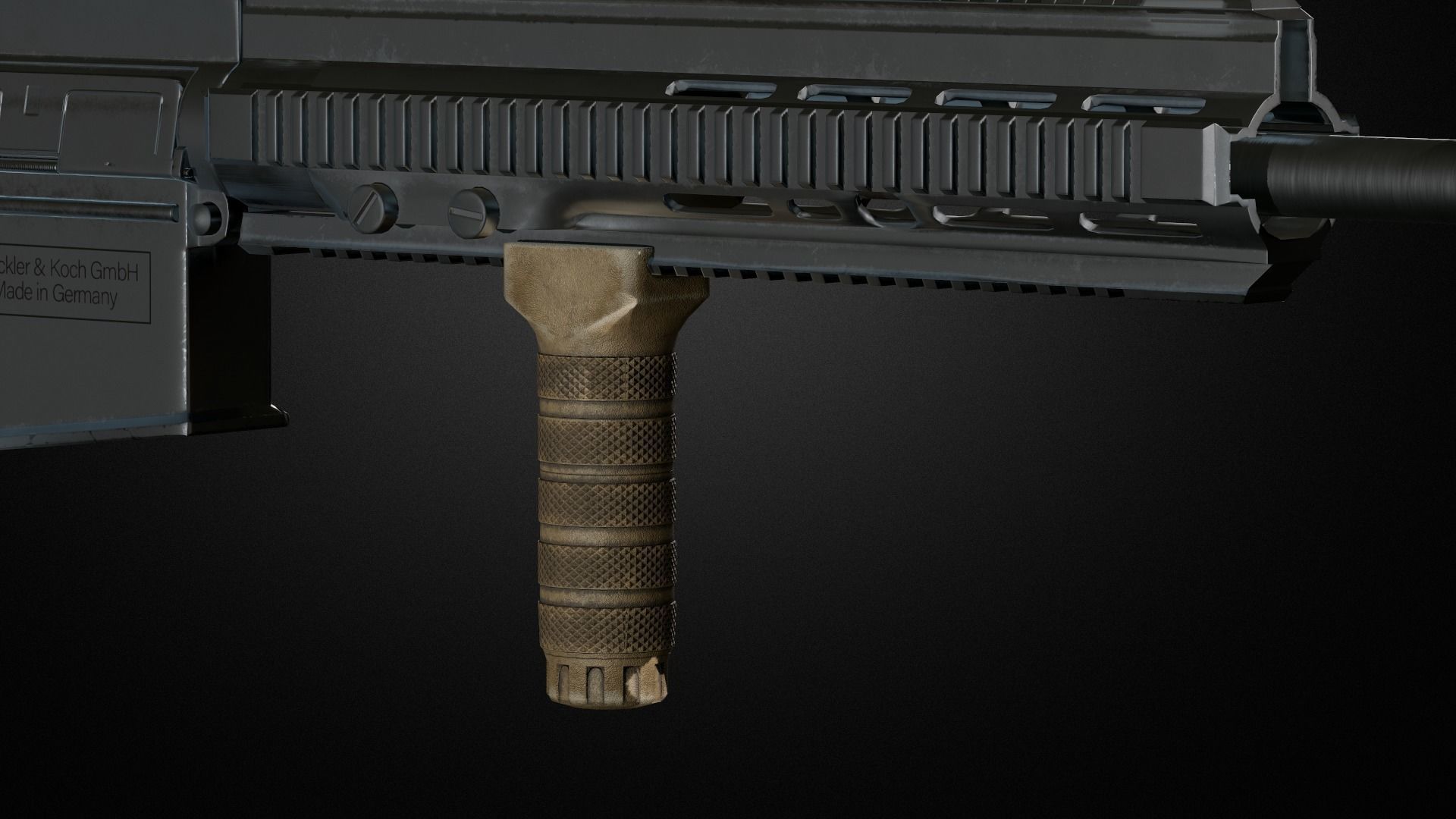 Weapon attachments pack  Low-poly 3D model_18