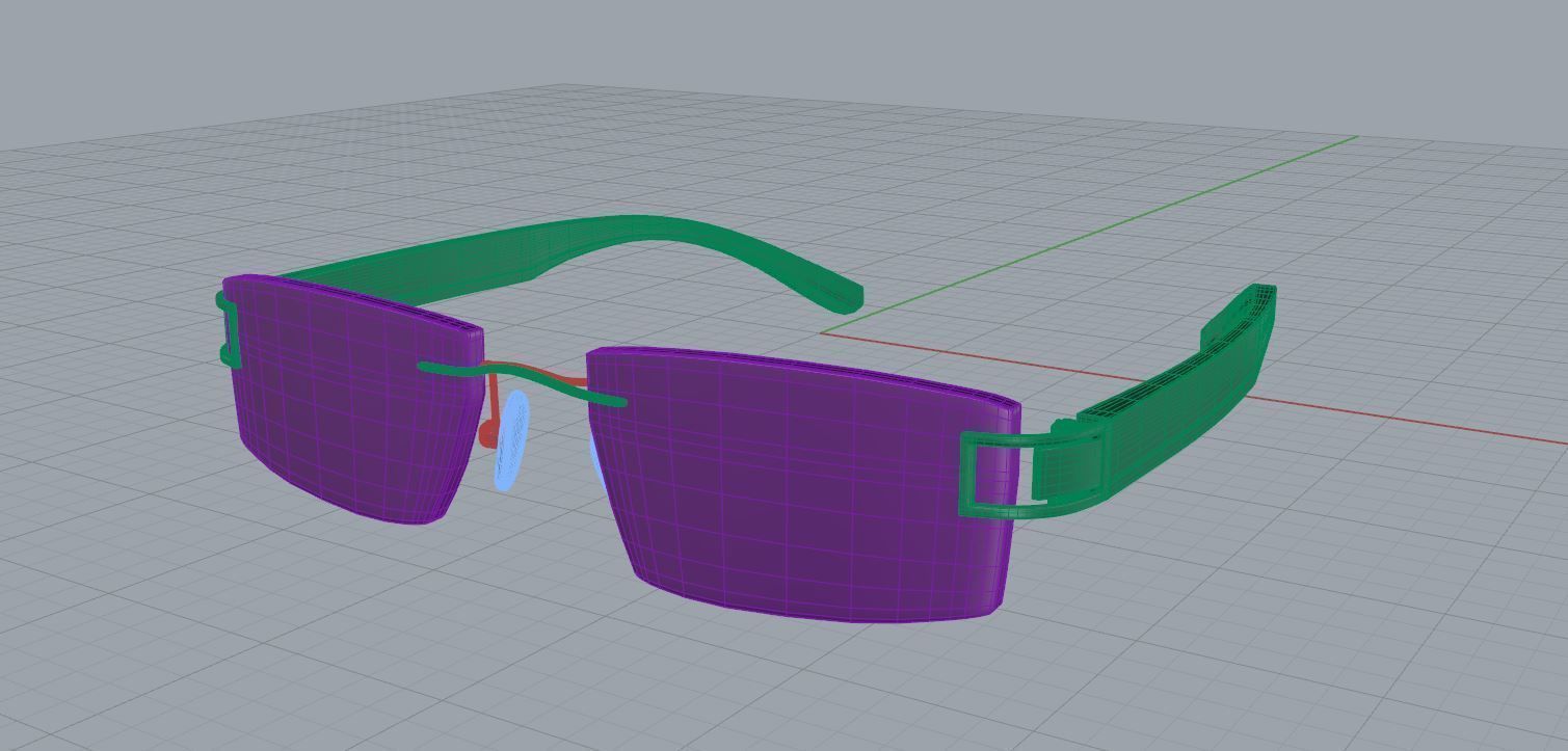 Eyeglasses for Men and Women 3D print model_6