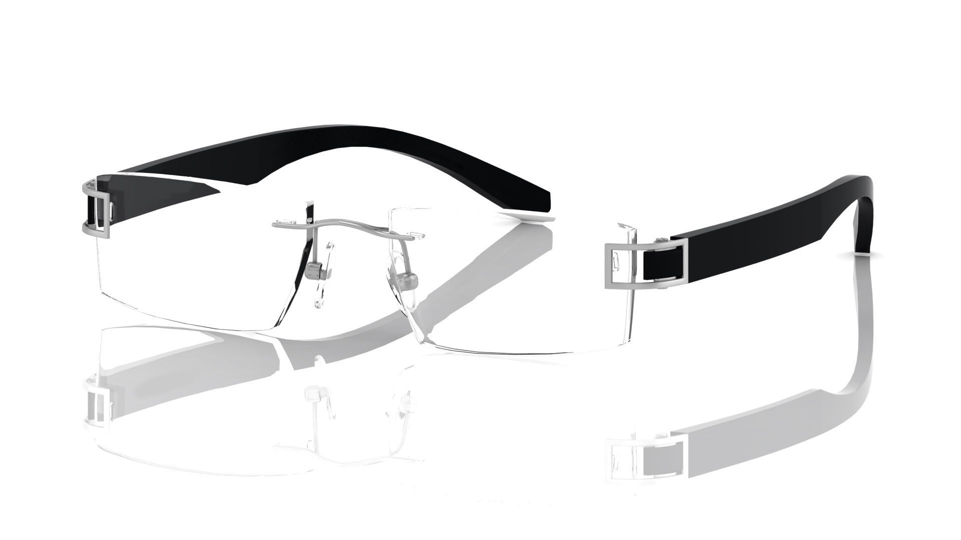 Eyeglasses for Men and Women 3D print model_1